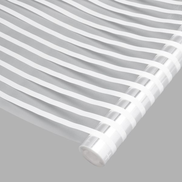 Пленка Полоски белая 200 г, 70 см / 7.7±5% метра