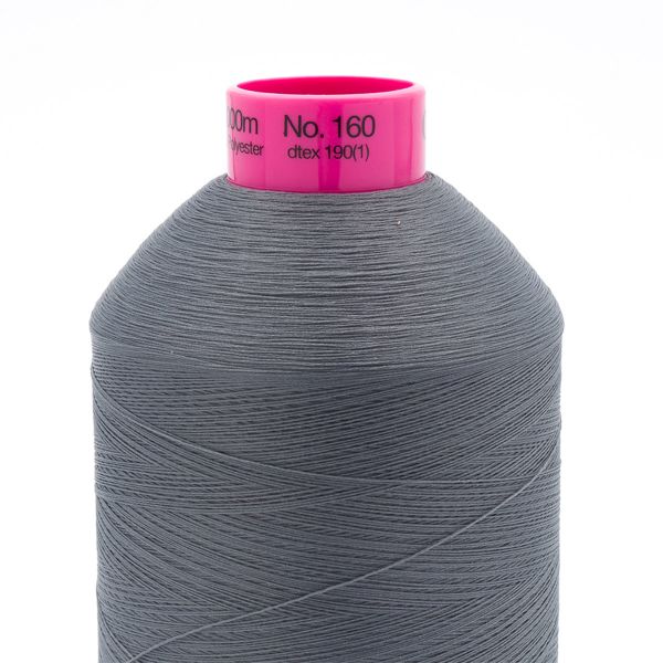 Нитка текстурированная Gutermann E 151, 10000 м, 715328, 701 стальной серый, 1 катушка