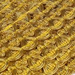 Тесьма отделочная 32 мм, 7728 цв.золото уп.13.71м