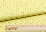 Ткань для пэчворка Peppy Нежная история, рулон 112 см / 5 метров, НИ-21 желтый, Peppy