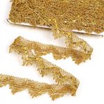 Тесьма отделочная 40 мм, 13-2265 цв.золото уп.13.71м