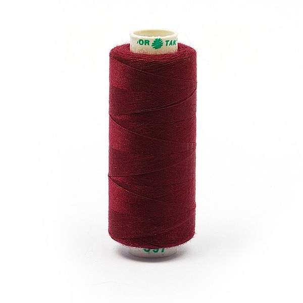 Нитки швейные бытовые Dor Tak 40/2, 366 м / 10 кат., 597 бордовый