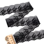 Кружево капроновое 50 мм / 6.8 м (±4 см) 0574-2016, черный