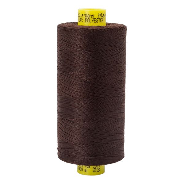 Нитка Gutermann Mara 120 (1000 метров), 1 кат., универсальная | 023 горький шоколад