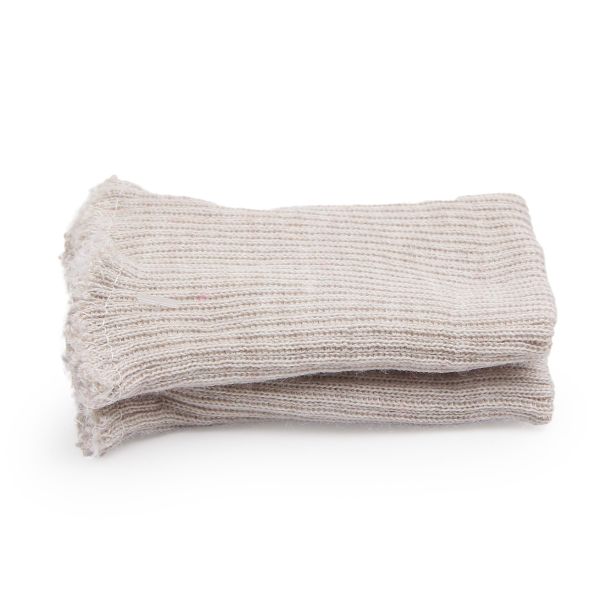 Манжеты трикотажные 6.5х9.5 см, 1 пара, тонкие, 848 жемчуг