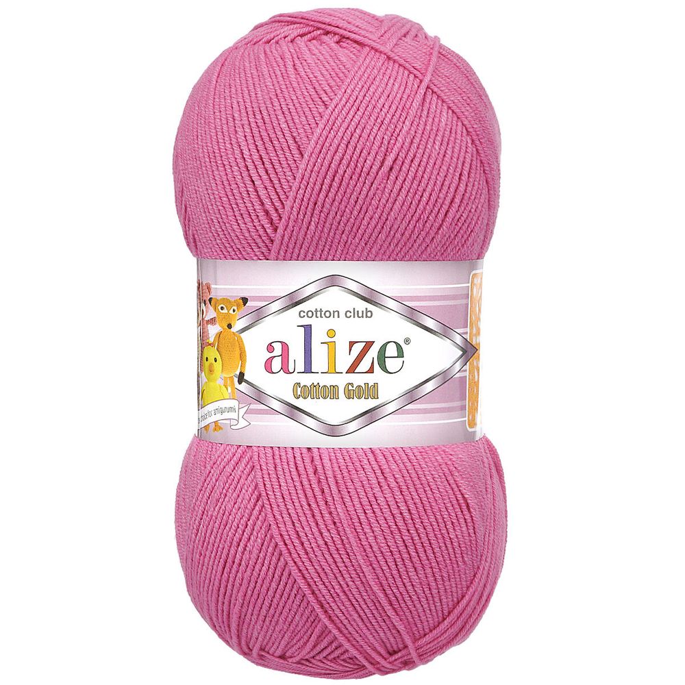 Пряжа Alize (Ализе) Cotton Gold / уп.5 мот. по 100 г, 330м, 264 лаватера