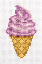Набор для вышивания нитками Klart, Мороженое