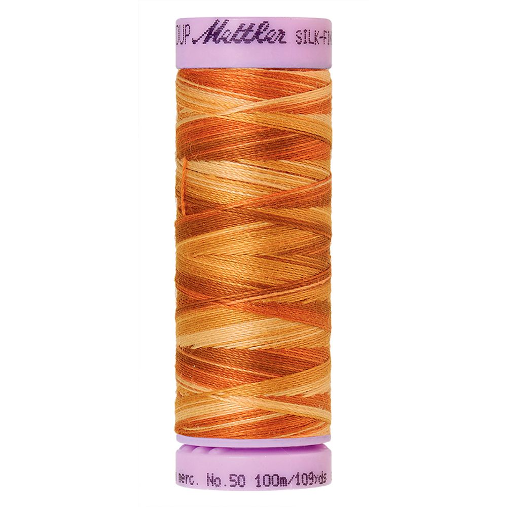 Нитки хлопковые отделочные Mettler Silk-Finish multi Cotton 50, 100 м, 9853, 5 катушек