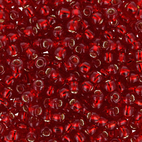 Бисер Toho 11/0 круглый (2.2 мм), 25 г (5х5 г), 0025D гранатовый