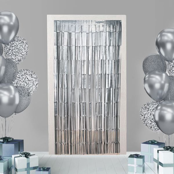Занавес Дождик 100х200 см, 04_серебристый, Boomzee GBZ-12