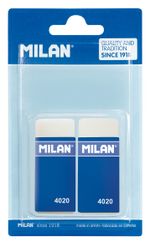 Набор 2 ластика 4020 в блистере 5,5х2,3х1,3 см, BMM9232, Milan