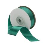 Лента атласная 1-сторонняя 25.0 мм / 22.86±1 метров, 093 т. изумрудный, Globus