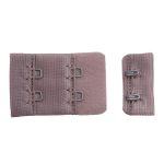 Застежки для бюстгальтера текстильные 2х2, 28 мм, 1645 шиншилла, 2686, 25 шт, Arta