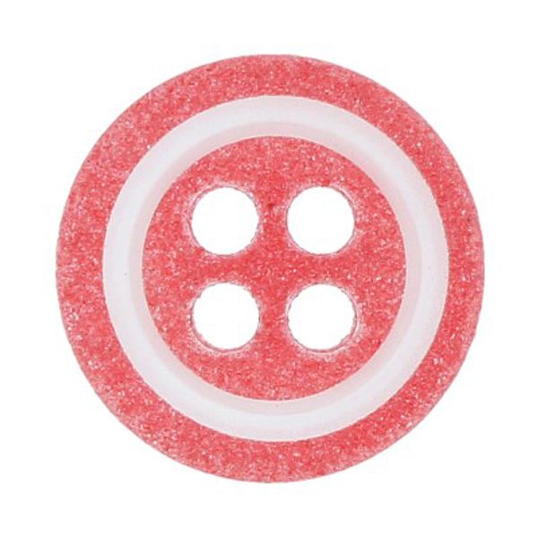 Пуговицы 4 прокола блузочные 11 мм, 36 шт, D818 св.красный, Gamma XO 0024