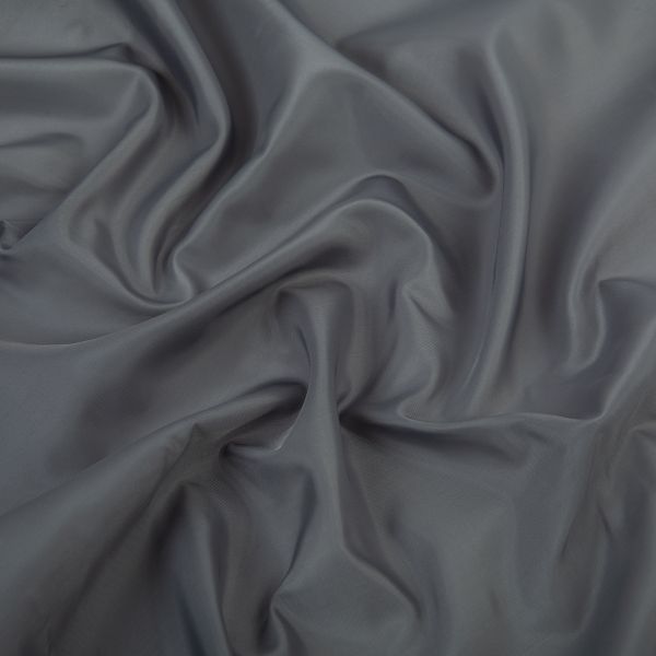 Ткань подкладочная (таффета) 180Т, 57 г/м², 500х152 см, 339 серый, Gamma 180Т