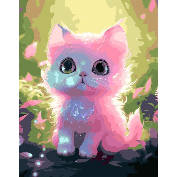 Картина по номерам Cristyle, Сказочный котенок, 40х50 см