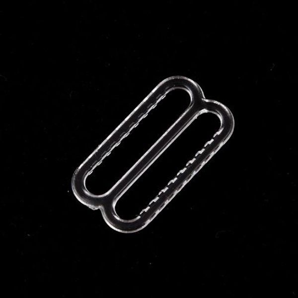 Рамки-регуляторы для бюстгальтера пластик 23.0 мм, прозрачный, 100 шт