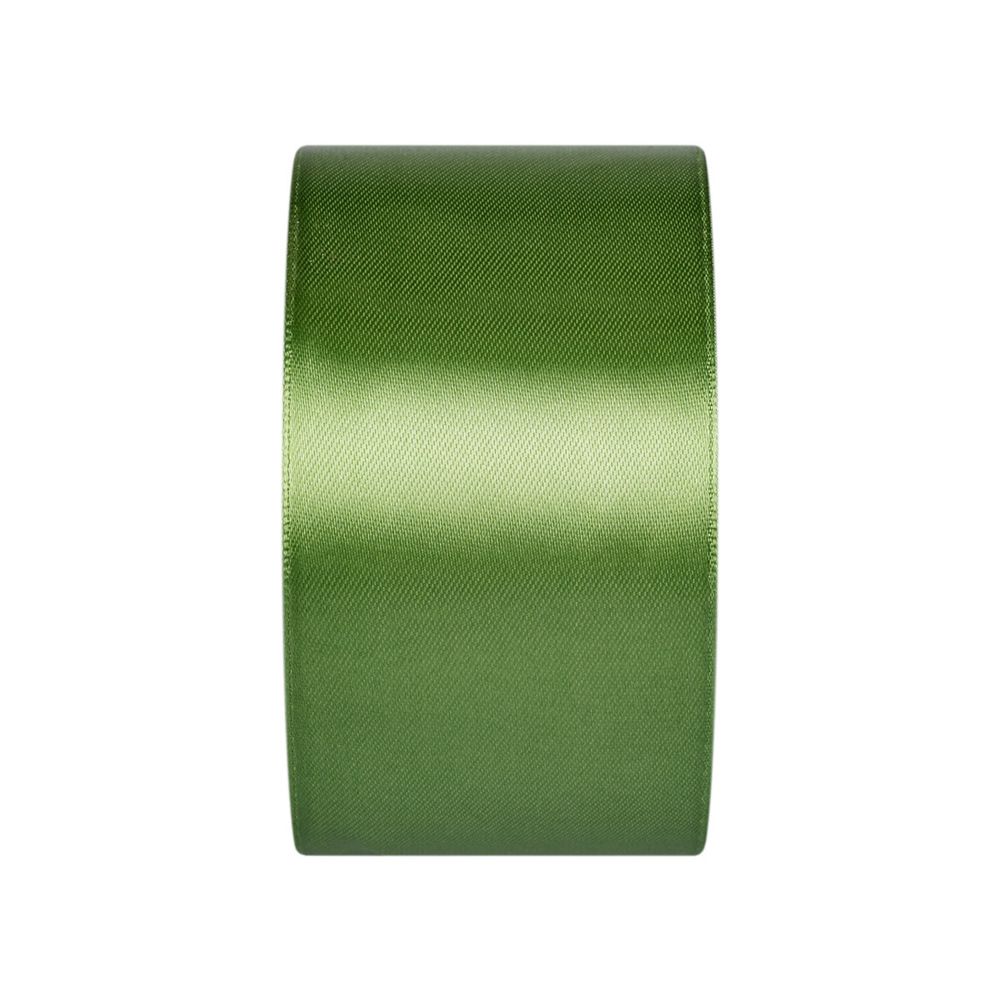 Лента атласная 1-сторонняя 50.0 мм / 33±2 метра, 085 серо-зеленый, Gamma