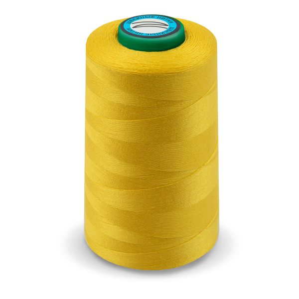 Нитки универсальные Nitka 40/2, 4570 м (5000 ярд) / 1 кат., 385 ярко-желтый