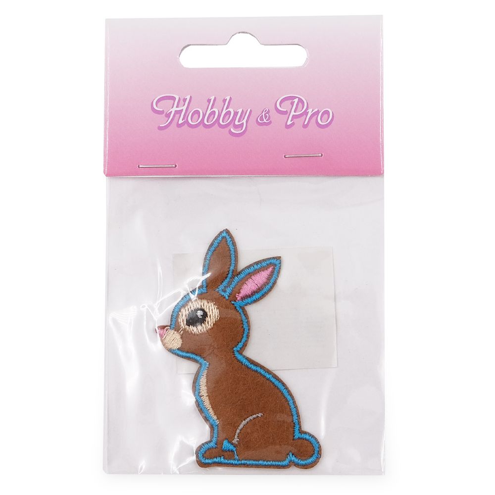 Термоаппликация Заяц, 4.3х5.8см, Hobby&Pro