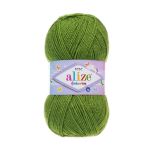 Пряжа Alize (Ализе) Sekerim Bebe / уп.5 мот. по 100 г, 320м, 210 зеленый А