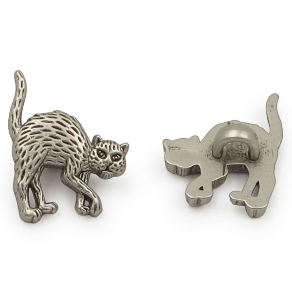 Украшения декоративные пуговицы Кот, 21 мм (MAS), 72 шт