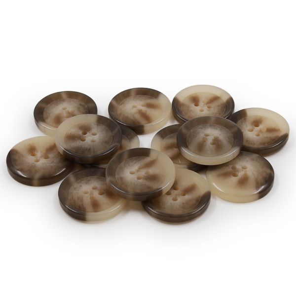 Пуговицы 4 прокола 44L (col.D (бежевый)), 36 шт