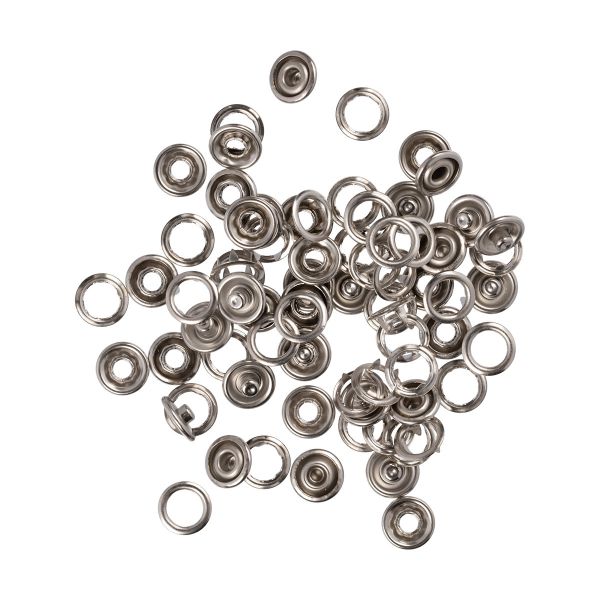 Кнопка рубашечная (джерси) открытая ⌀9.0 мм, ≈1440±20 шт, никель, Gamma