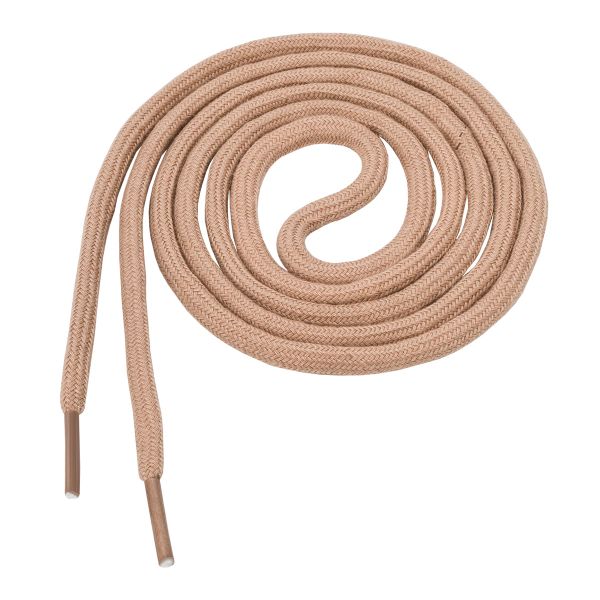 Шнурки круглые с металлическим наконечником ⌀5.0 мм / 130 см, 100 шт, 36 коричневый