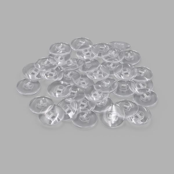 Пуговицы 2 прокола 32L (20мм) (Clear (прозрачный)), 36 шт