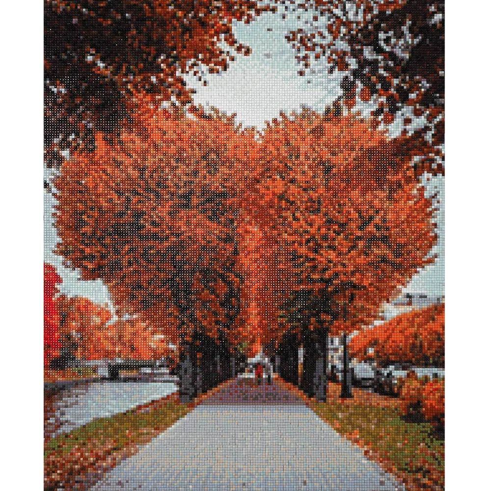 Алмазная (кристальная) мозаика Cristyle, Сердце Петербурга, Михайловский сад, 40х50 см