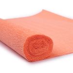 Бумага гофрированная (креповая) 180 г/м², 50 см / 2.5 м, 617 лососевый, Blumentag GOF-180