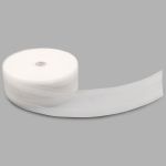 Лента (тесьма) шторная: сборка волна под карниз (1:3) 75 мм / 50 метров, (2 ряда петель), C1075M прозрачный