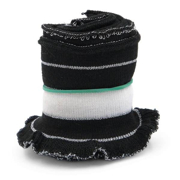 Подвяз (довяз) трикотажный с рюшами и люрексом, 6см, 1 метр