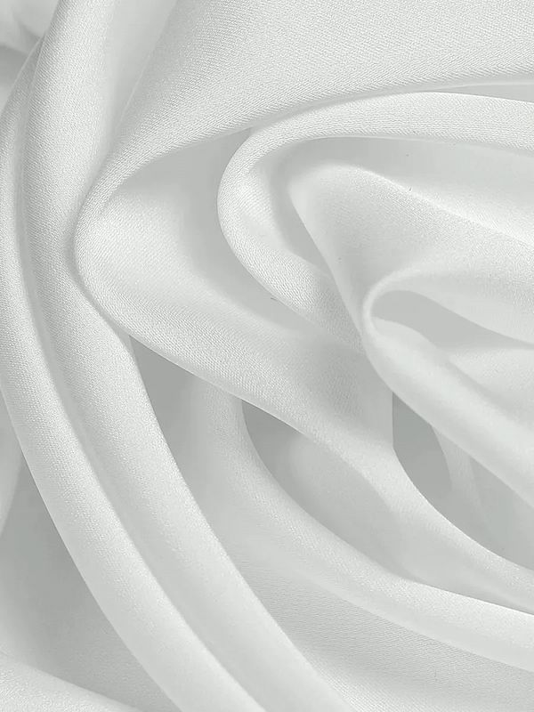 Шелк Армани 90 г/м², 150 см / 25 метров, TBYArm-001 цв.01 белый