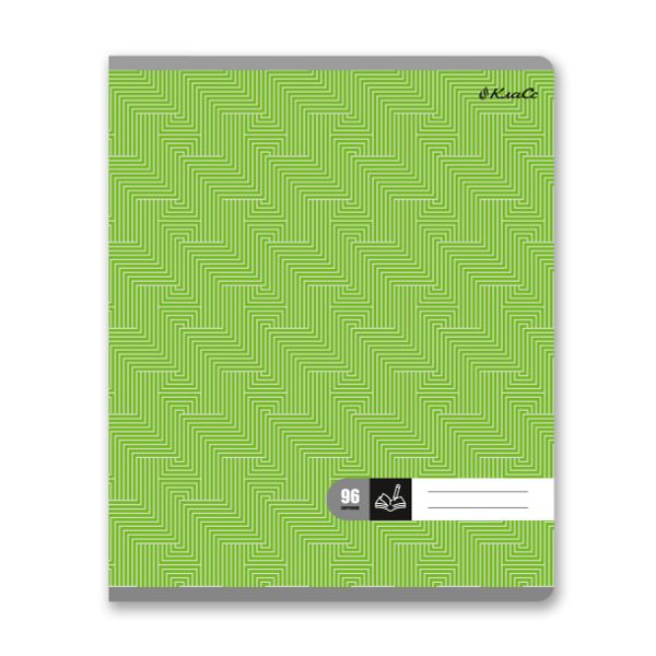 Тетрадь ученическая общая, пантон, A5+ 96 л. на скобе 60 г/м², белизна 100%, 5 шт, клетка в термоусадочной пленке, 000785 Цвета моего дня, Светоч 96ТЕТк-005