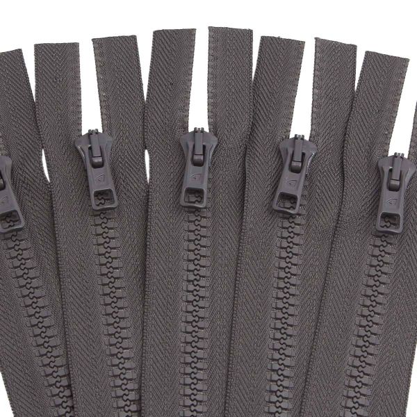 Молния трактор Arta Т6 (6 мм) 1 зам., разъем., 65 см, цв. 196 дым, уп.5 шт