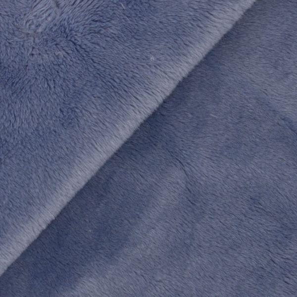Плюш (ткань) Peppy PEV 273 г/м², 152 см / рул. 5 метров, 11 св.синий/denim
