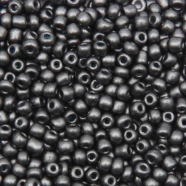 Бисер Astra&Craft 11/0 (2.1 мм), 200 г (10х20 г), цв. 922 графит/непрозрачный, матовый