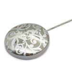 Клипсы для штор магнитные с тросом, 30см ⌀45, 26У