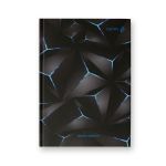 Бизнес-блокнот, глянц. ламинация, блок кремовый, ББ247 евроформат (14.4х20.3х1.6 см) 64 л. 4 шт французская клетка, Графика 01670, Светоч