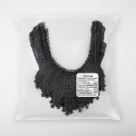 Пришивная кружевная вставка 250 мм, гипюр, 10 шт, Турция, черный, Gamma GIC-27-02 черный