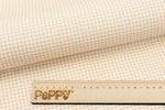 Ткань для пэчворка Peppy Бабушкин сундучок, отрез 50х55 см, 140 г/м², БС-46 клетка бежевый, Peppy