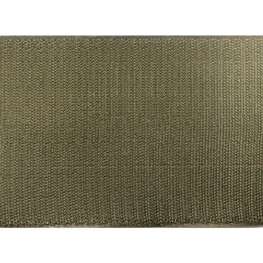 Лента контактная липучка (велкро) пришивная уп. 100 мм / 25 метров, 12 хаки, КРЮЧОК, качество "A"