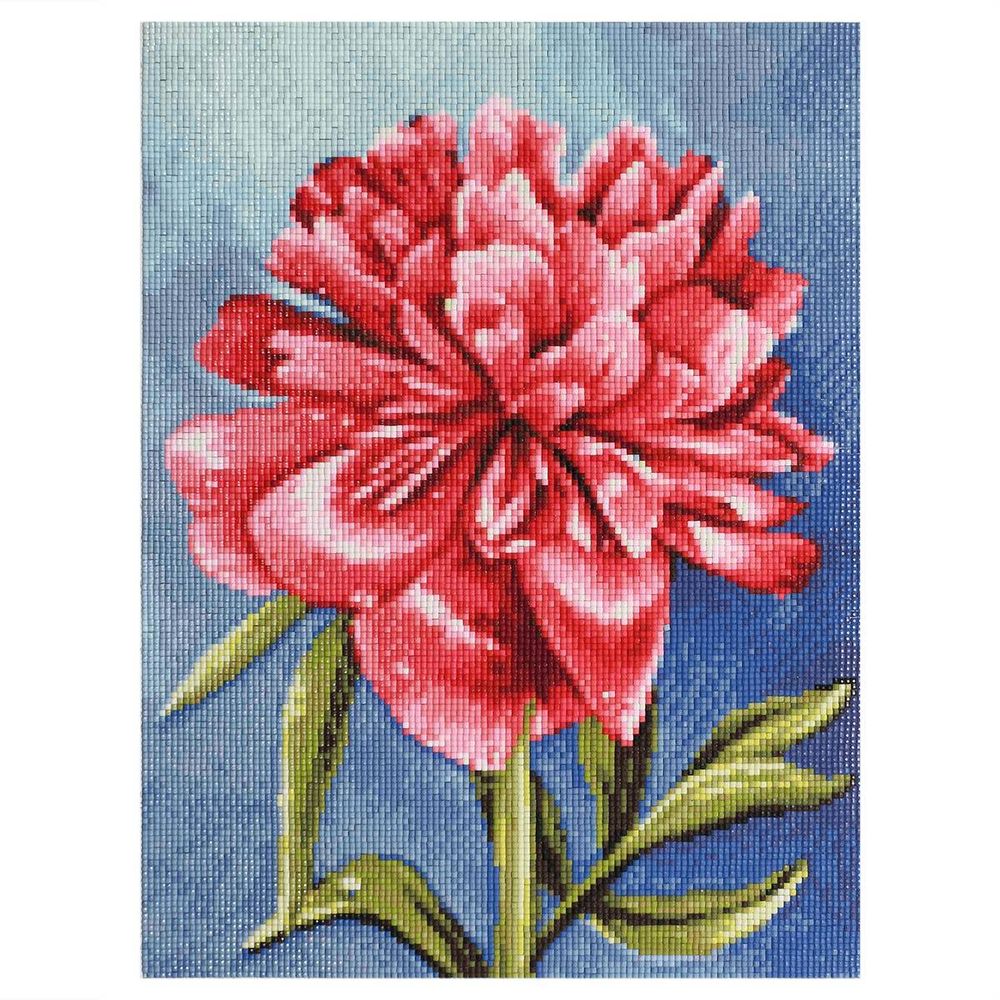 Алмазная (кристальная) мозаика Cristyle, Пион, 30х40 см