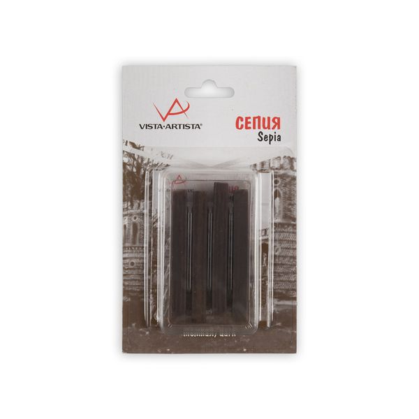 Сепия, 4 шт, темная/dark, Vista-Artista VASS