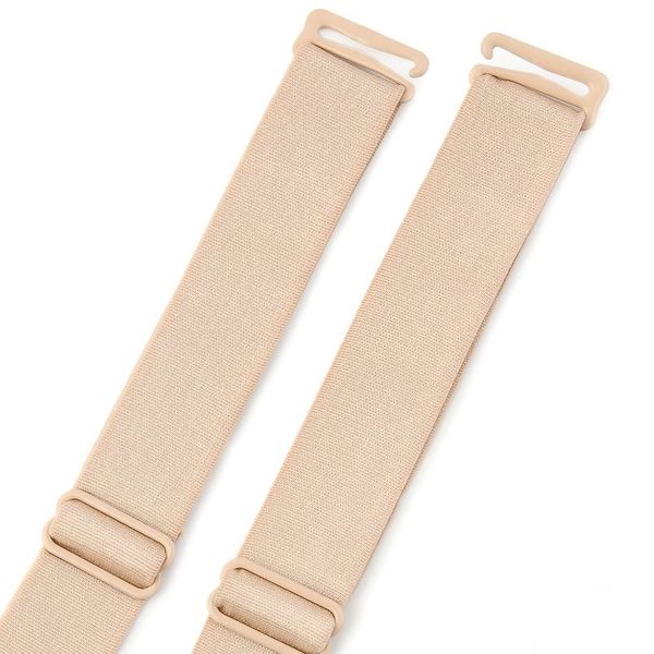 Бретели для бюстгальтера регулируемые 20 мм, 23-45 см, бежевый, 1 пара