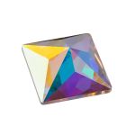 Стразы клеевые стекло 5х5 мм, 24 шт, перламутр(crystal AB), Preciosa 438-23-220