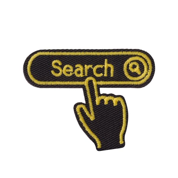 Термоаппликация №05, 1 шт, 02-508 Search 5.8х4.5 см, Gamma ETF