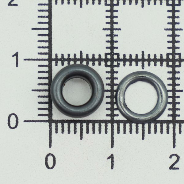 Люверсы металл ⌀_4.0 мм (внутр.), черный, 100 шт, S090812, BIG